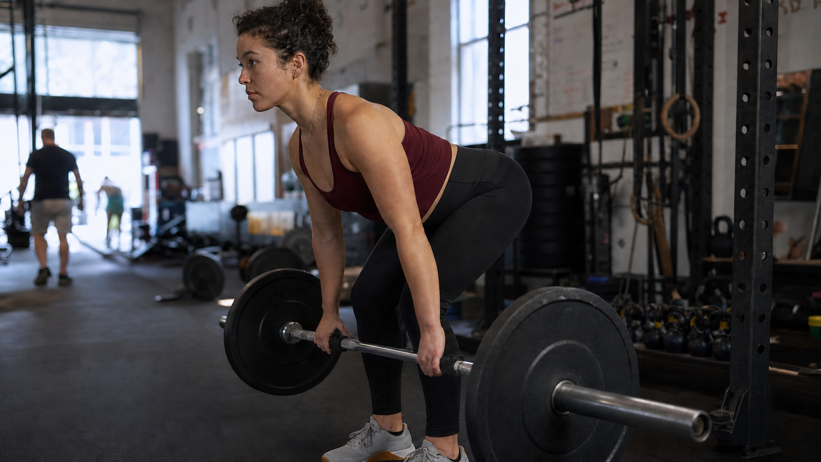 Athlete deadlifting with Marvel Grip